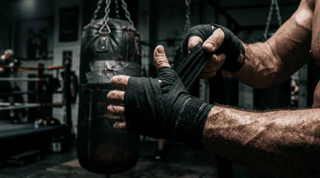 Bolt & Bound Standard Boxing Hand Wraps – 2m Cotton Elastic Bandage for MMA, Muay Thai & Combat Sports