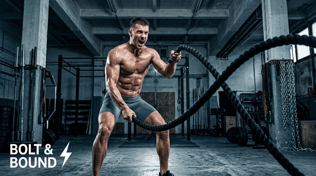 Beyond Cardio: How Battle Ropes Build Explosive Core Power - Bolt & Bound