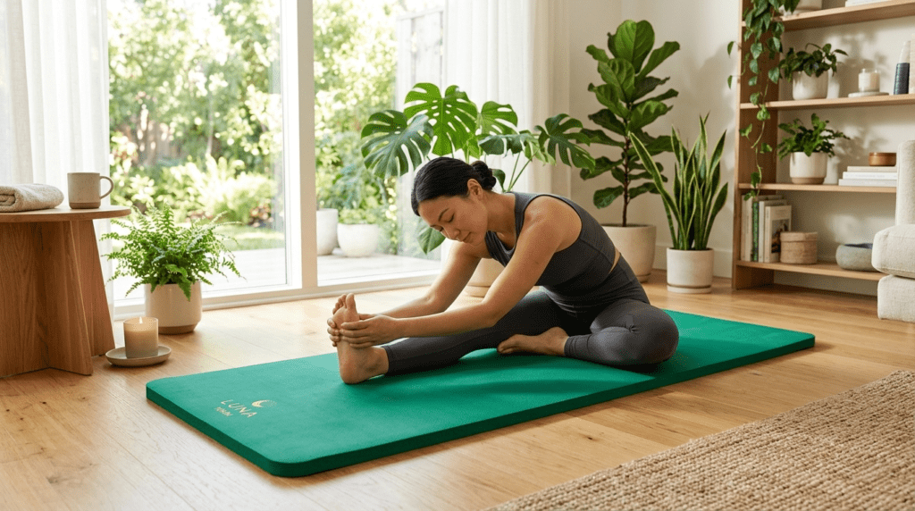 Bolt & Bound Elite 10mm High-Density NBR Yoga Mat – Non-Slip Extra Thick Exercise Mat for Yoga, Pilates & Home Workouts