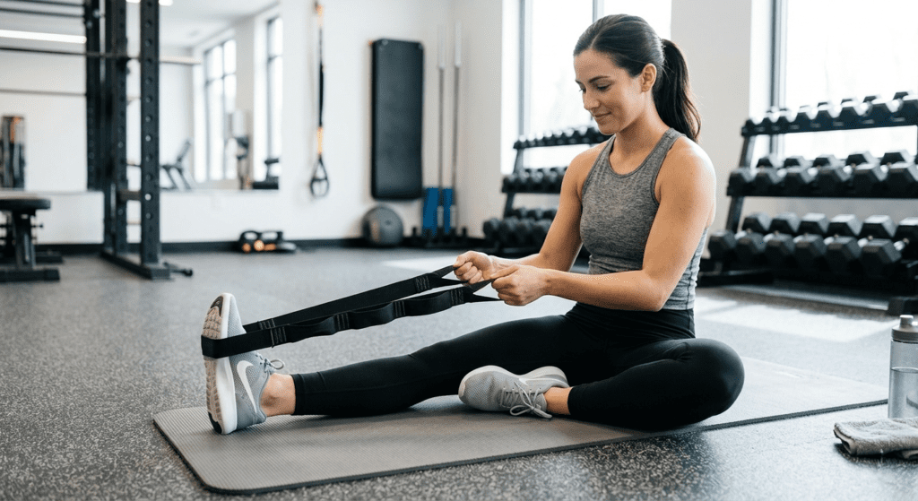 Bolt & Bound Multi-Functional Foot & Leg Stretcher Strap – Yoga Flexibility Belt for Plantar Fasciitis Relief, Ballet, and Physical Therapy