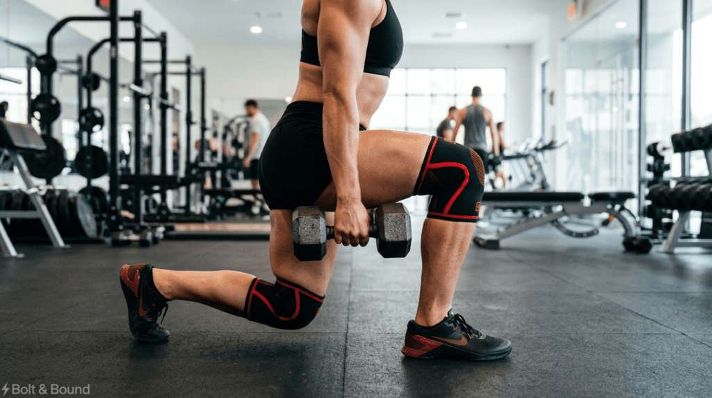 Ouch! How to Fix Sharp Knee Pain When Lunging - Bolt & Bound