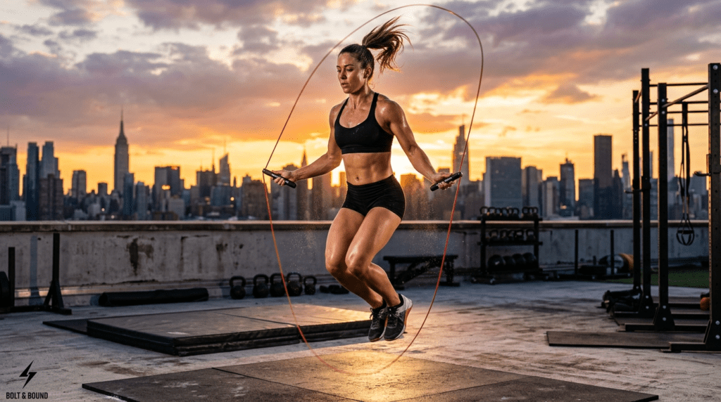 Shred Fat Fast 20-Minute HIIT Jump Rope Workout Routines - Bolt & Bound