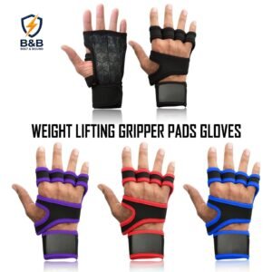 Premium Weightlifting Gripper Gloves with Wrist Wraps | Bolt & Bound